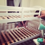 The feeling of building a bunk bed all by ourselves: priceless.